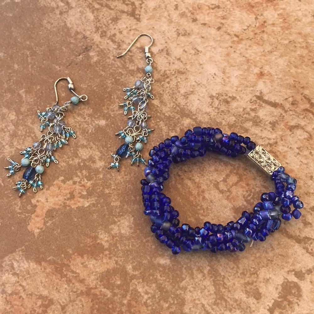 Blue jewelry combo